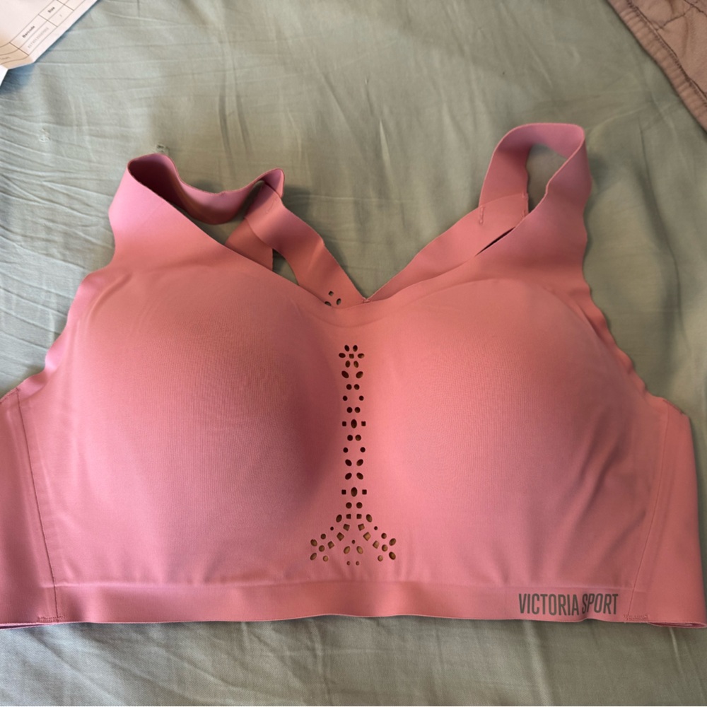 NWOT Victoria's Secret Angel Max Sports Bra 38D Pink